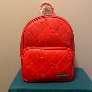Red Hello Kitty Bookbag NWT